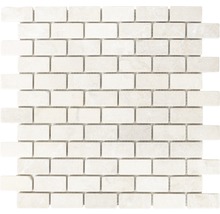 Mosaikplatta av marmor i rektangulär form