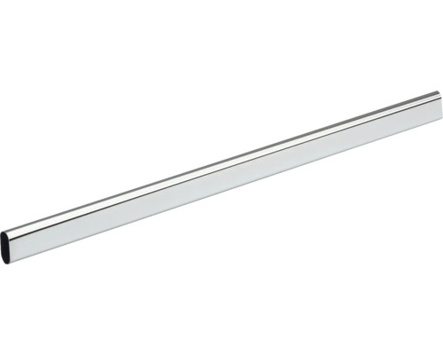 Garderobsrör ovalt, för tung belastning, 2000 mm, förkromat, 1 st. Metallstång