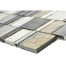 Mosaikplatta av sten- och aluminiummaterial