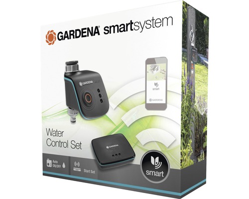 Gardena Smartsystem vattenkontrollset i förpackning