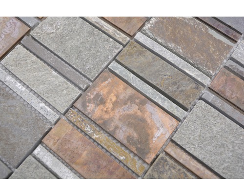 Mosaikplatta av natursten