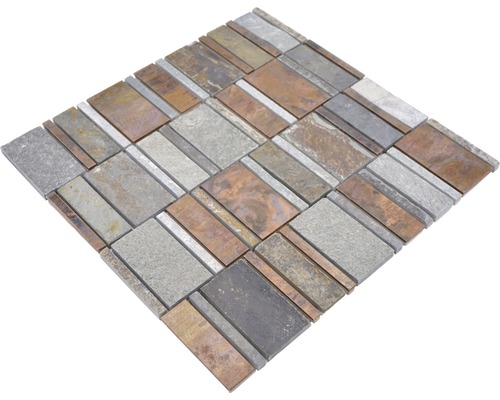 Mosaikplatta av natursten