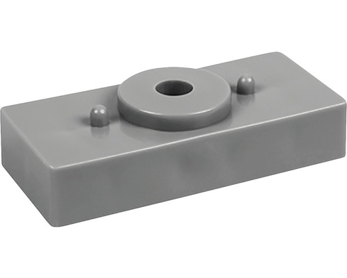 FALUPLAST Distanskloss 24521 10 mm grå 3811598 Grått monteringsblock i plast med centralt hål