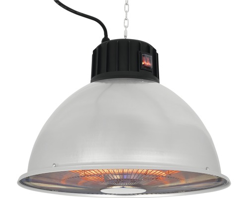 Takmonterad infravärmare med kedjeupphängning och strömbrytare