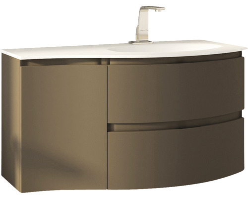 Tvättställsskåp med handfat och blandare