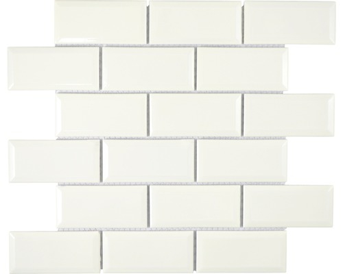 Mosaik keramik metro 29,1x29,55 cm elfenben beige blank CG M09I