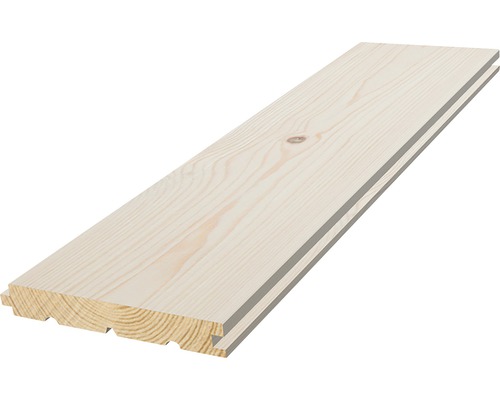 Massivt trägolv MOELVEN Arctic Ekonomi borstad furu 25x162mm (OBS! Fallande längder) Profilträ av trä