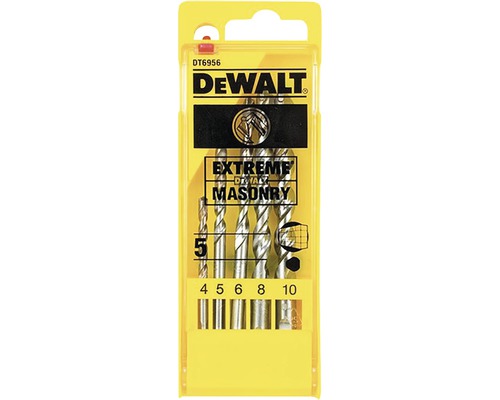 Installationsborrsats DEWALT DT6956-QZ 5-delars 4-10mm