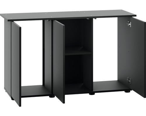 Akvariumskåp med tre dörrar och en hylla