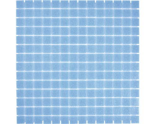 Mosaik glas 30,5x30,5 cm blå