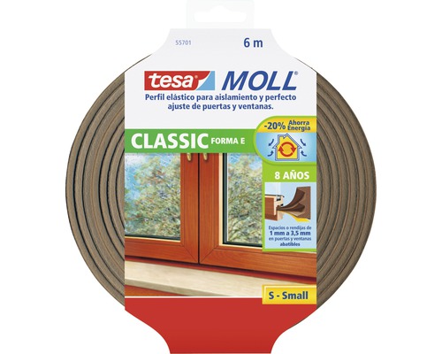 Tesa Moll tätningslist Classic E-profil, sex meter