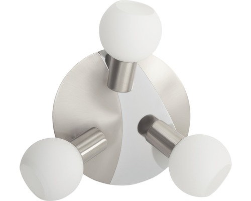 Vägglampa med tre runda lampor