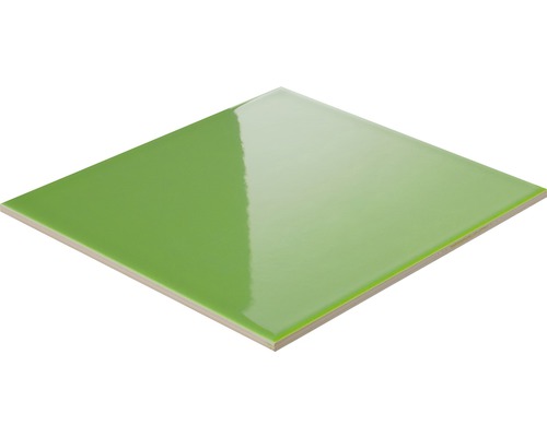 Fyrkantig grön kakelplatta