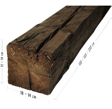 Bjälke BUILDIFY Vintage rustik äkta åldrat trä 120-140x2000 mm