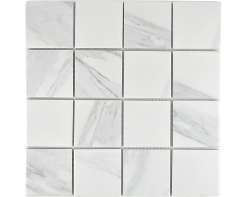 Mosaik CIM Q73 CR Quadrat Carrara 30,6x30,6 cm