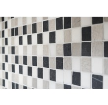 Mönster av mosaikplattor med kvadratiska plattor