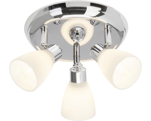 Taklampa med tre spotlights