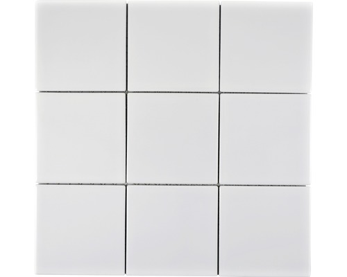 Mosaik CQ 100 Quadrat 30x30 cm vit blank
