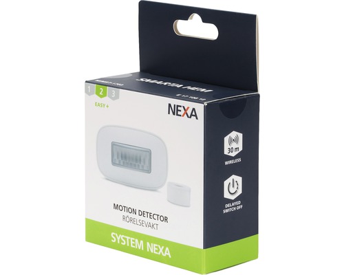 Nexa rörelsedetektor i förpackningen