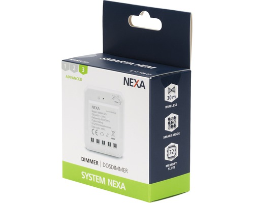 Nexa Dimmer Dosdimmer System Nexa i produktförpackning