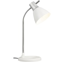 Skrivbordslampa med flexibel arm och rund fot