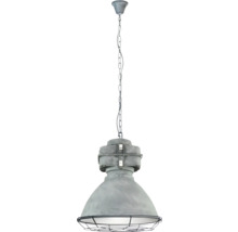 Hänglampa med kedja och lampskärm med skyddsbur