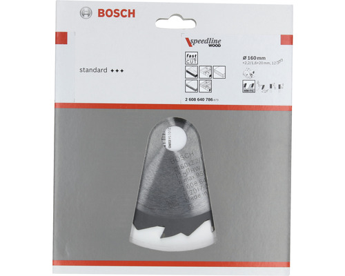 Bosch sågblad Speedline Wood, diameter 160 millimeter