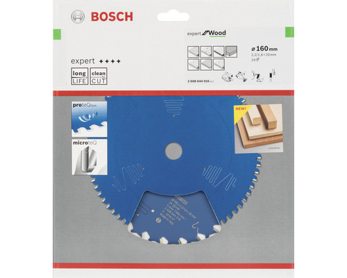Bosch Expert Wood cirkelsågblad med en diameter på 160 millimeter