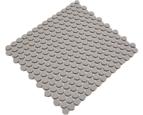 Mosaikplatta med runda stenar