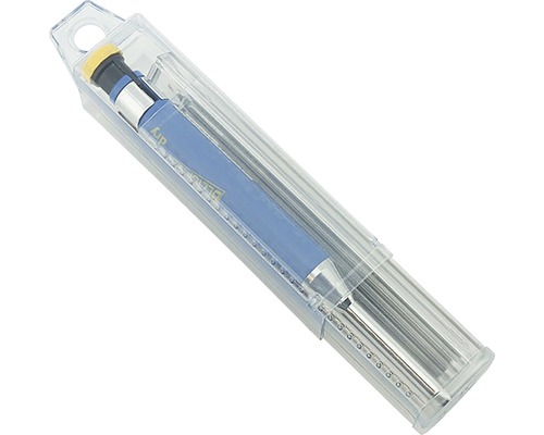 Torrbyggnadspenna med stift i transparent förpackning