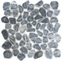Mosaik natursten XKF 402 31,5x31,5 cm sågad svart-thumb-0