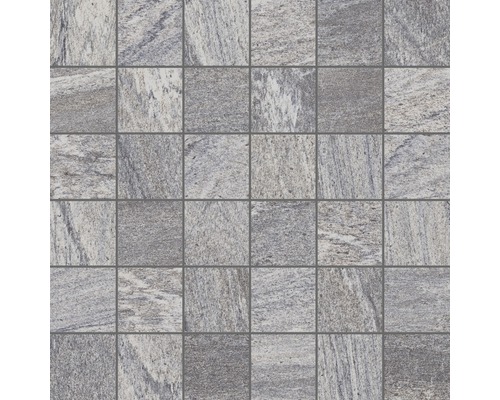 Mosaik keramik Sahara grå matt 30x30 cm Mosaik keramik Sahara grå matt 30x30 cm