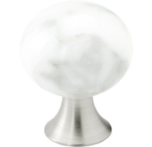 Knopp BESLAG DESIGN Bead Straight-28 grå marmor-thumb-0