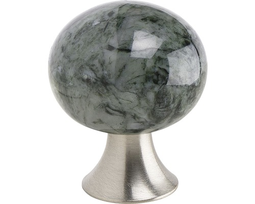 Knopp BESLAG DESIGN Bead Straight-28 grön marmor