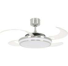 Takfläkt FANAWAY EVO 1 borstad krom LED