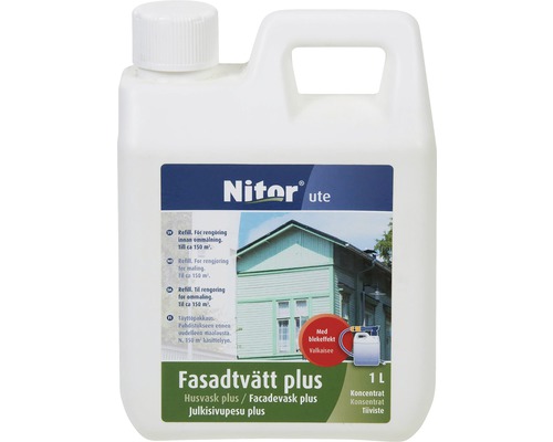 Nitor fasadtvätt plus, 1 liter koncentrat