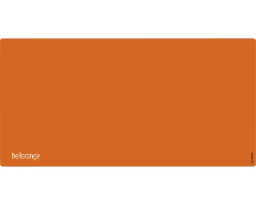 Stänkskydd till badrum MYSPOTTI Aqua orange 900 x 450 mm Enfärgad Ljusorange underlag