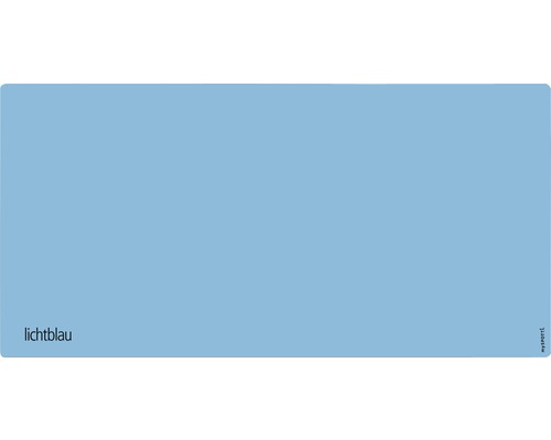 Stänkskydd till badrum MYSPOTTI Aqua blå 900 x 450 mm Enfärgad MySpotty barnmatta ljusblå