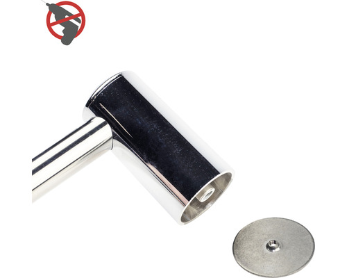 Handdukshållare för väggmontering utan borrning