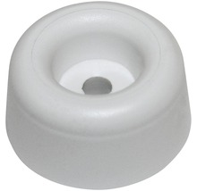 Vit dörrstopp av gummi