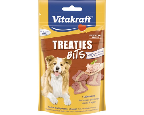 Hundgodis VITAKRAFT Treaties Bits leverkorv 120g Vitakraft Treaties Bits leverkorv hundgodis