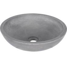 Rund tvättställsskål i betong