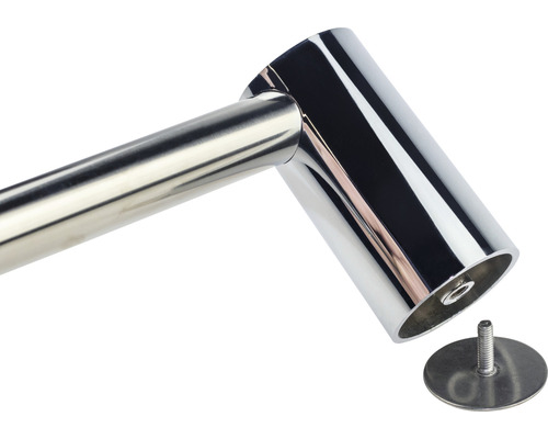 Handdukshållare i metall med fästmaterial