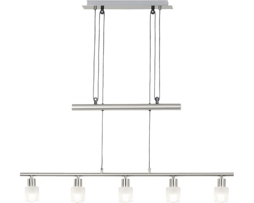 Pendellampa med fem lampor
