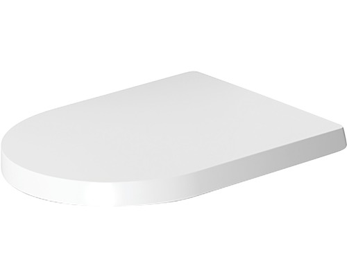 Toalettsits med mjukstängning DURAVIT Me by Starck vit blank
