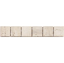 Rektangulära naturstensplattor av travertin
