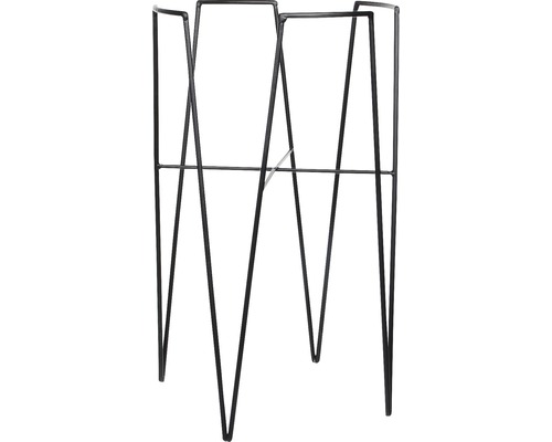 Piedestal MICA Blom Ø29,5x50cm svart