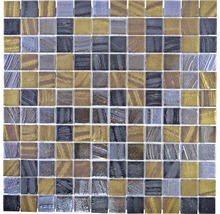 Mosaikplatta av glas