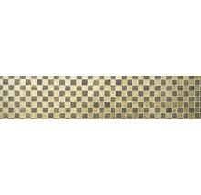 Fyrkantiga mosaikplattor av glas i schackrutigt mönster
