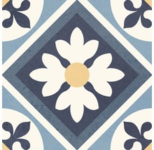 Dekorativ platta med blommönster